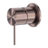 Mecca Shower Nero Mixer 60mm Plate - Brushed Bronze